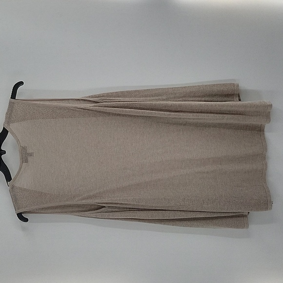 Lane Bryant Tan Knit Long Vest - Picture 8 of 16